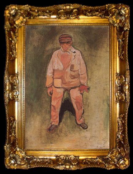 framed  Edvard Munch Fisherman, ta009-2